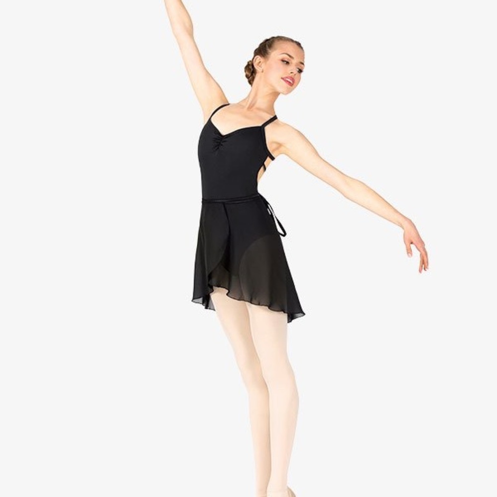 Black Natalie tie wrap ballet skirt one size women’s dance